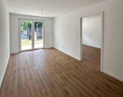 AB 55 Jahren - Erstbezug: 2-Zimmer-Erdgeschosswohnung mit Süd-Terrasse