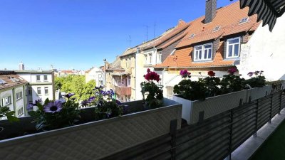 Moderne Penthouse-Wohnung mit Balkon im Herzen von Leipzig