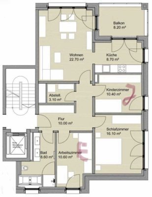 Geräumige 4-Zimmer-Wohnung in Hamburg-Sülldorf Bakon Tiefgarage Fahrstuhl Einbauküche