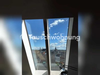 Tauschwohnung: Maisonette Wohnung mit Dachterrasse und Domblick