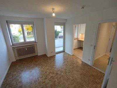 Modernisierte 1-Zimmer-Hochparterre-Wohnung mit Balkon und EBK in Bad Wörishofen