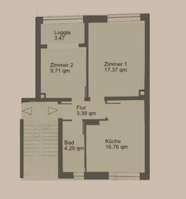 2 Zi.-Wohnung in Freiburg-Oberau