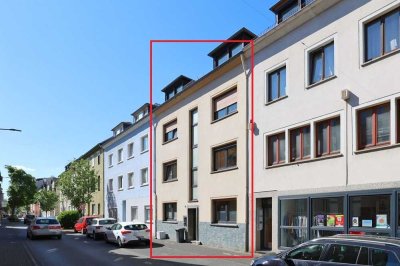 Zentral gelegene 2-ZKB Stadtwohnung mit toller Sonnenterrasse in Südwestausrichtung in Oberlahnstein