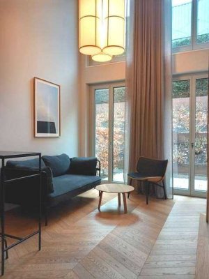living smart - Möblierte Luxus-Suite mit Galerie und Terrasse im Herzogpark