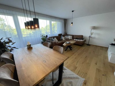 Moderne 3-Zimmer-Wohnung mit Loggia, hochwertiger Einbauküche & Gartennutzung–zentral & grün gelegen