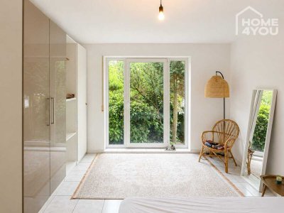 Traumhaft helle Gartenwohnung, zentral Mehlem, 82 qm, 2 SZ, EBK, Terrasse, Garten, TG-Platz, Keller