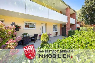 Marßel / Sanierte Erdgeschosswohnung mit Terrasse und Balkon in ruhiger Lage