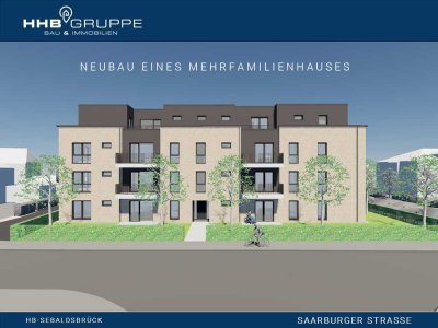 Erstbezug: Moderne barrierearme 2-Zimmer-Neubauwohnung mit Balkon