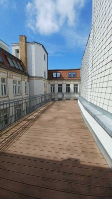 Stilvolle Terrassenwohnung in direkter City-Lage, WG-geeignet