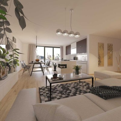 *Penthouse-Flair* - Erstbezug Neubau - Dachgeschosstraum mit 2 Dachterrassen & 2 Bädern