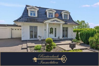 Exklusive Immobilie mit Wintergarten, Sauna & Pavillon