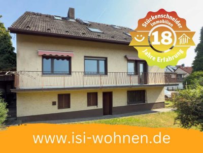 Seltenheit! Großes Zweifamilienhaus mit Ausbaupotential in bester Feldrandlage! www.isi-wohnen.de