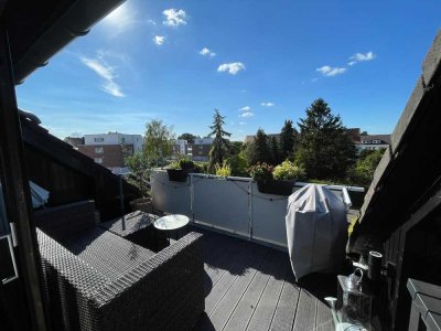 Sehr helle 3-Raum-DG-Wohnung mit Balkon & Garage Nähe Rubbenbruchsee