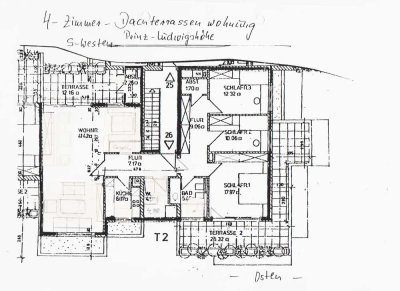 Geschmackvolle 4-Zimmer-Terrassenwohnung mit gehobener Innenausstattung mit EBK in München Solln
