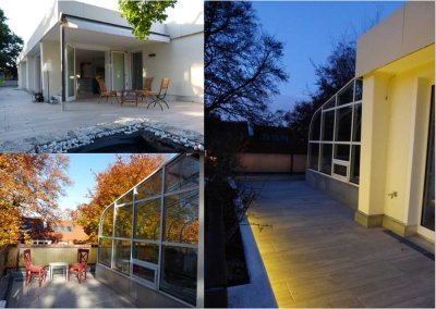 Luxus-Penthouse mit Traumterrasse und Wintergarten - Prinz-Ludwigs-Höhe Solln (450 m zur S-Bahn)