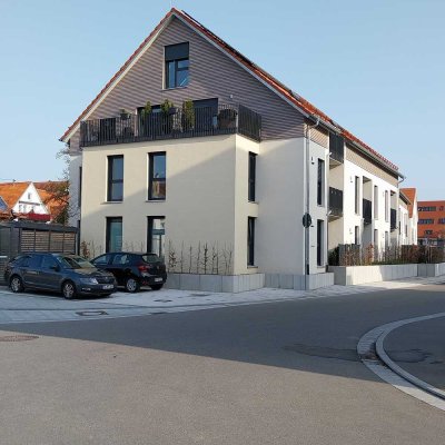 Exklusive, neuwertige 2-Raum-Wohnung mit gehobener Bauausführung, mit EBK und Balkin Walddorfhäslach