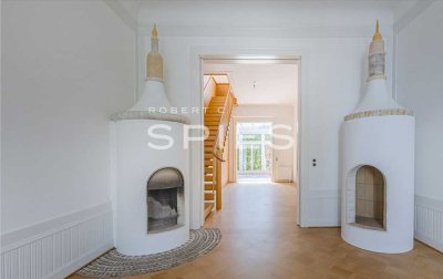 Einmalige 6,5-Zimmer-Altbau-Wohnung mit wunderschönem Garten und Doppelgarage in beliebter Lage