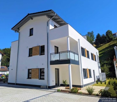 Moderne und energetisch erstklassige 3-Zimmer-Wohnung mit Dachterrasse in ruhiger Lage von Winzer!