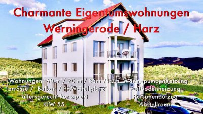 Charmante 85 m² EIGENTUMSWOHNUNG + Gartenanteil + Carport
