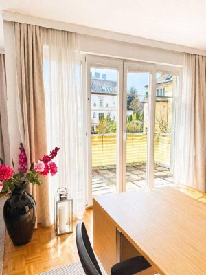 Teilmöblierte Wohnung mit Balkon in Toplage beim Türkenschanzpark