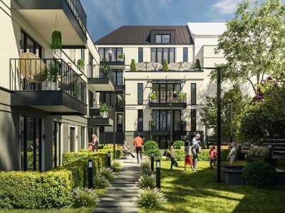 Weißensee: Langhansstr: ERSTBEZUG im NEUBAU ab Dezember 2025: 3-4 Zi-Wohnung mit 2 SÜD Balkonen