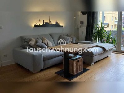 Tauschwohnung: Sanierte 2.Zi Wohnung mit großem Balkon zum Innenhof