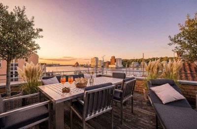 Exklusives Townhouse mit Panoramablick über Hafen und Förde!