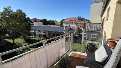 TOP! Helle 4-Zimmer-Wohnung, großer Balkon, Fußbodenheizung in Kleinzschocher