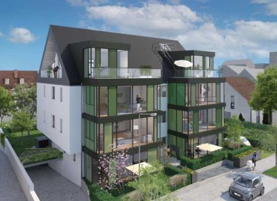 Wunderschöne 3-ZW mit Dachterrasse & Wintergarten im grünen Oberrad | Effizienzhaus 55EE Standard