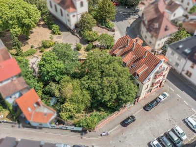 Mehrfamilienhaus mit angrenzendem Baugrundstück in Heidelberg-Kirchheim