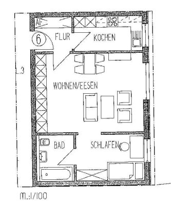 2-Zimmer-Wohnung in Güstrow (WE06)