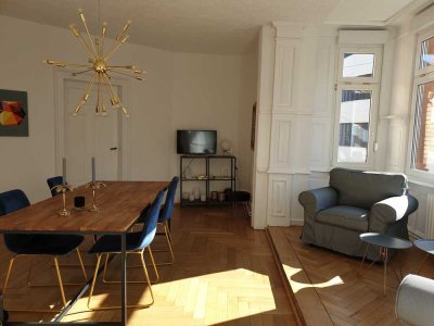 Voll möblierte, großzügige 5-Zimmer-Wohnung im 1. OG in Karlsruhe Südweststadt
