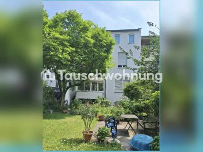 Tauschwohnung: Große Altbauetage (Hochparterre) mit direktem Gartenzugang