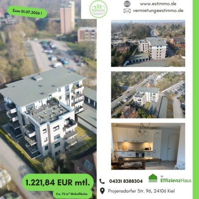 Hochwertige Designwohnung mit Terrasse und erstklassiger Energieeffizienz