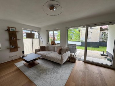Moderne 2-Zimmer-Gartenwohnung mit hochwertiger Designküche, großer Terrasse, Eigengarten &amp; Tiefgaragenstellplatz in Radstadt