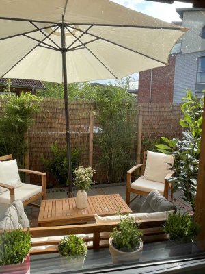 ANFRAGESTOPP! Stilvolle 2-Zimmer-Erdgeschosswohnung mit Terrasse und EBK in Lüneburg