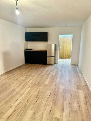 Frisch renovierte 1-Zimmer-Wohnung mit Balkon und neuer Küche