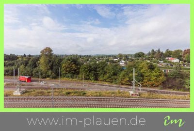 Weitblick + Wanne u. Dusche / 3 Zimmerwohnung zur Miete in Plauen Haselbrunn / Gasetagenheizung