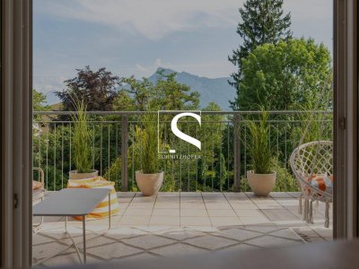 RIEDENBURGgalerie | Hochwertiges 5-Zimmer Galerie-Penthouse | Doppelgarage und Möblierung