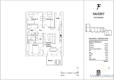 Neubau! Geräumige 4-Zimmer-Wohnung im Favorit Wohnpark