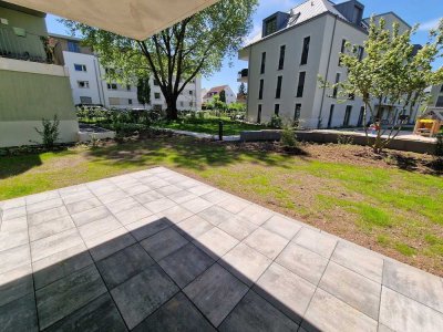 Erstbezug! Moderne 3-Zimmerwohnung mit 77 m² Garten