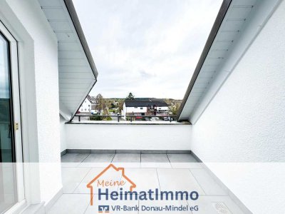 Dachgeschosswohnung mit Balkon und Dachterrasse in Burgau sucht neuen Eigentümer