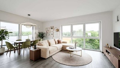 2-Zimmer-Wohnung mit großer Dachterrasse und Stellplatz