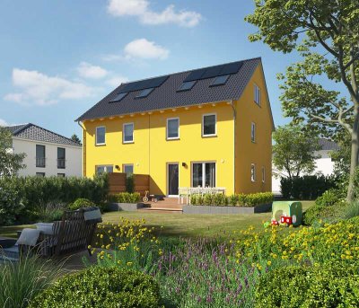 Schicke große Doppelhaushälfte als Einzeltraumhaus