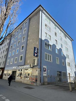 Zwischen Goetheplatz- Poccistr., südl Theresienwiese, Westausrichtung,, separate Küche, schön renovi
