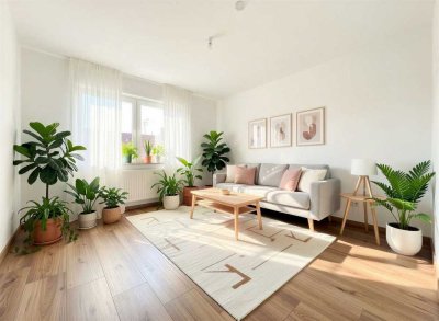 PROVISIONSFREI: Einziehen ohne Aufwand: Frisch sanierte Wohnung mit durchdachtem Grundriss