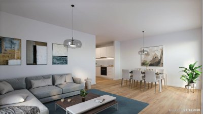 Moderne Erstbezug-Wohnung in Landskron: 3 Zimmer, Balkon