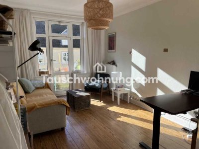 Tauschwohnung: Von klein aber fein mit Südbalkon zu groß