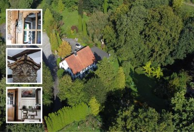 Stilvolles Anwesen in D-Hubbelrath für Reit- u. Golffreunde auf 9000 m² engl. Garten + Toskana-Touch