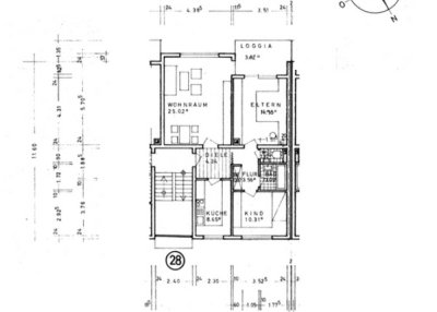 Freundliche 3-Zimmer-Dachgeschosswohnung mit Balkon in Manheim
